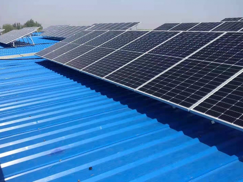 沈阳滨水质量检测有限公司42kw屋顶分布式光伏电站